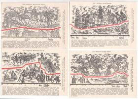 A Magyar Sors - bajtársi levelezés I. sz. (hadtörténeti) sorozata. Szerk. Kuthy Ferenc. 22 darabos k...