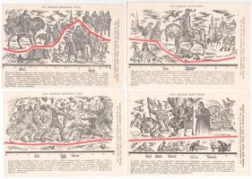 A Magyar Sors - bajtársi levelezés I. sz. (hadtörténeti) sorozata. Szerk. Kuthy Ferenc. 22 darabos k...