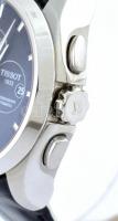 Tissot Automatic Chronograph óra fekete számlappal, jelzett, eredeti bőr szíjjal, működő, jó állapot...