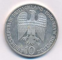 NSZK 1990F 10M Ag "I. Barbarossa Frigyes" T:1- (PP) FRG 1990F 10 Mark Ag "Frederick I...