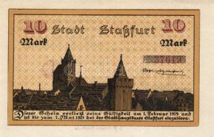 Német Birodalom/Császárság/Staßfurt 1918.10.1. 10M T:I