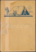 1933 Gödöllő, Jamboree, cserkész levelezőlap