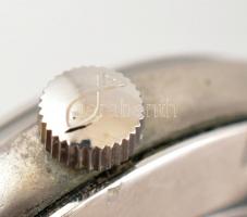 cca 1960 IWC automata karóra 854 cal. Fém tokos, jelzett, eredeti felhúzókoronával, bőr szíjjal, műk...