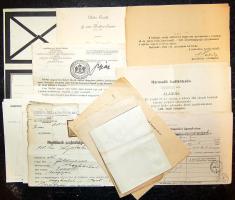 15 db klf 1945 előtti katonai irat