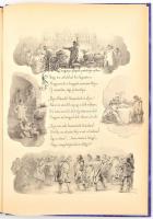 Arany János balladái. Zichy Mihály rajzaival. Bp., én., Laude. Facsimile kiadás. Kiadói kartonált pa...