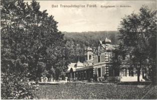 Trencsénteplic, Trencianske Teplice; Gyógyterem. Ondreicska Fábián kiadása / Kursalon / spa, bath