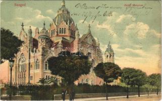 1910 Szeged, Zsidó templom, zsinagóga (EB)