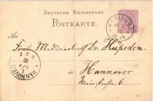 1885 (Vorläufer!) Wartburg (Eisenach), Schloss / castle (fa)