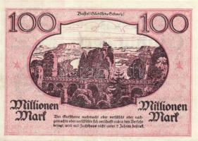 Német Birodalom/Weimari Köztársaság/ Pirna/Bezirkverband der Amtshauptmannschaft 1923.10.1. 100.000....