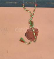 cca 1900 Pénzintézeti tisztviselők hitelszövetkezetének nagyméretű törzskönyve, viaszpecséttel, 45,5...