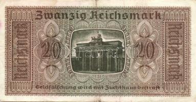 Német 3. Birodalom 1939.(D.N.) Reichskreditkassenscheine a megszállt területek részére 50RM(4x) egym...