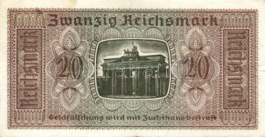 Német 3. Birodalom 1939.(D.N.) Reichskreditkassenscheine a megszállt területek részére 50RM(4x) egym...