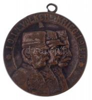 Osztrák-Magyar Monarchia 1915. "Győzelem vagy halál / 1914 Népek háborúja 1915" ezüstözött...