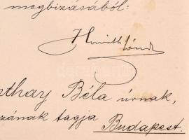 1898-1899 Tátralomnici vonatkozású iratok gyűjteménye: báró Lipthay Béla által tervezett épületek, u...