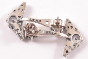 Ezüst(Ag) variálható fülbevalópár, Pandora jelzéssel, h: 2,5 cm, bruttó: 4,32 g