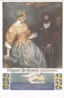 1920 Wagner Der fliegende Holländer art postcard. B.K.W.I. 438-2. artist signed