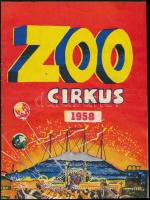 1958 Trolle Rhodin - Zoo Cirkusz, 1958. Bp., Egyetemi-ny., 8 p.
