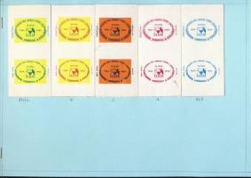 402 darabos szépen feldolgozott cseh gyufacímke-gyűjtemény mappában