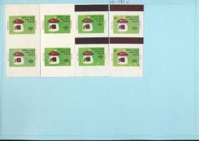 402 darabos szépen feldolgozott cseh gyufacímke-gyűjtemény mappában