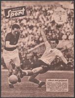 1960 Képes Sport. 1960. máj. 24. VII. évf. 21. sz. Benne Magyarország: Anglia (2:0) mérkőzéssel, a címlapon Albert Flórián fotójával.