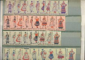 800 darabos érdekes magyar gyufacímke-gyűjtemény sok régivel mappában