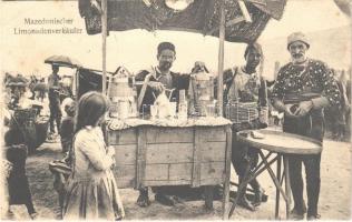 1916 Mazedonischer Limonadenverkäufer / Macedonian lemonade seller, market, Macedonian folklore. Verlag Arthur Lachmann (Beuthen O.-S.) (EK)