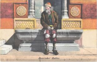 Sarajevo, Bosnischer Bettler / Bosnian beggar, folklore. Verlag Albert Thier 5186.
