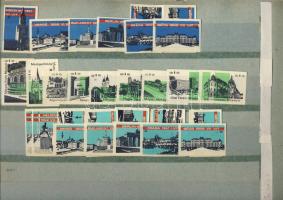 800 darabos érdekes magyar gyufacímke-gyűjtemény sok régivel mappában