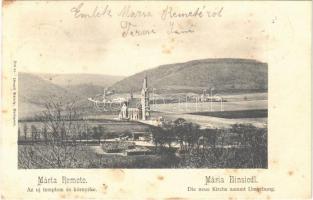 1903 Budapest II. Máriaremete, az új templom és környéke. Divald Károly 310. sz. (fl)