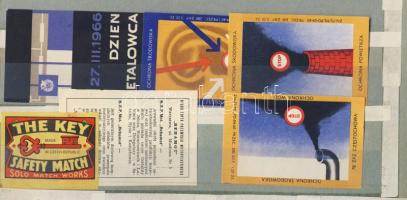 1580 darabos magyar gyufacímke-gyűjtemény mappában