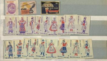 1580 darabos magyar gyufacímke-gyűjtemény mappában