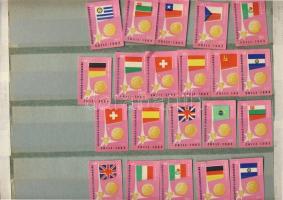 1580 darabos magyar gyufacímke-gyűjtemény mappában