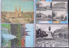 47 db MODERN magyar város képeslap (közte 3 régi) / 47 modern Hungarian town-view postcards (3 pre-1945)