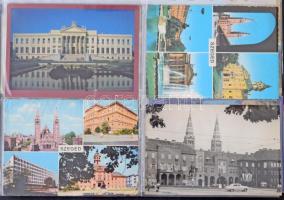 47 db MODERN magyar város képeslap (közte 3 régi) / 47 modern Hungarian town-view postcards (3 pre-1...