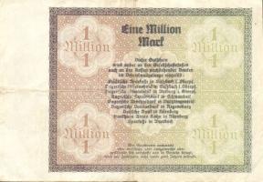 Német Birodalom/Weimari Köztársaság/Rosenberg i. Oberpfalz/Eisenwerk-Gesellschaft 1923.7.28. 1000.00...