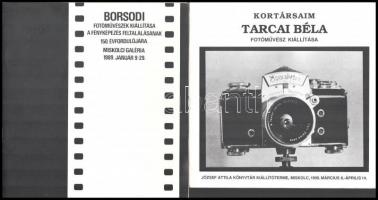 Művészeti katalógus tétel: Borsodi fotóművészek kiállítása a fényképezés feltalálásának 150. évfordulójára, Kortársaim Tarcai Béla fotóművész kiállítása, Miskolci fotográfia 1945 után, Miskolci fotográfia 1945 előtt