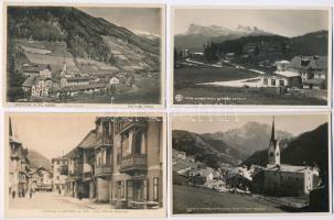 7 db RÉGI dél-tiroli és olasz városképes lap / 7 pre-1945 South Tyrolean (Südtirol) and Italian town-view postcards: Arabba, Pieve di Livinallongo, Cortina dAmpezzo, Cadipietra, San Candido