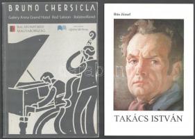 Művészeti katalógus tétel: Bán József - Takács István, Bruno Chersicla, Pető János versei és grafikái