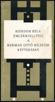 Szabadfalvi József (szerk.): Kondor Béla emlékkiállítás a Herman Ottó Múzeum képtárában. Miskolc, 1977, Herman Ottó Múzeum. Kiadói papírborításban.