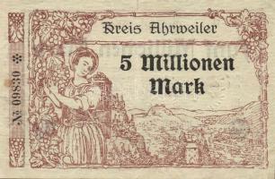 Német Birodalom/Weimari Köztársaság/Ahrweiler 1923.7.5. 5000.000M T:II/III