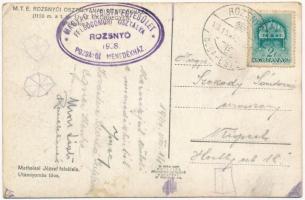 1938 Rozsnyó, Roznava; MTE (Magyar Turista Egyesület) rozsnyói osztályának menedékháza az Ökörhegyen...