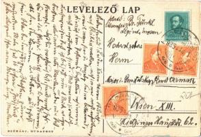 1935 Várjeszenő, Jeszenő, Jasenov (Homonna); Jeszenői vár. Saját kézzel festett / Jasenovsky hrad / ...