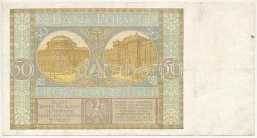 Lengyelország 1929. 50Zl T:III
Poland 1929. 50 Zlotych C:F
Krause P#71