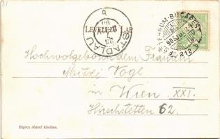 1905 Piliscsaba, Északi tábor tiszti étkező, katonák. Rigócz József kiadása