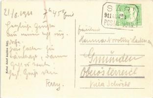 1911 Sári (Dabas), Római katolikus templom, utca. Kohut Adolf kiadása + "SÁRI POSTAI ÜGYN.&quot...