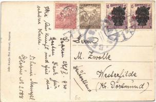 1920 Sopron, Áll. polgári fiúiskola. Piri Dániel kiadása (EK)