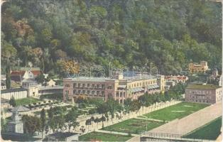 1917 Herkulesfürdő, Herkulesbad, Baile Herculane; Központ, fürdő / Mittelpunkt / central, spa, bath (EK)