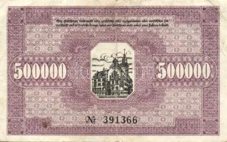 Német Birodalom/Weimari Köztársaság/Werdau/Stadt u. Amtshauptmannschaft 1923.8.7. 500.000M vízjel va...