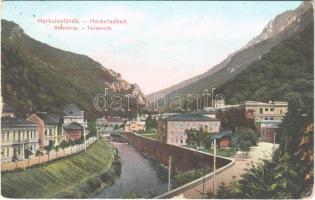 1913 Herkulesfürdő, Herkulesbad, Baile Herculane; Részletkép / Teilansicht / general view (b)
