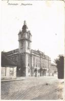 1917 Kolozsvár, Cluj; Megyeháza / county hall (vágott / cut)